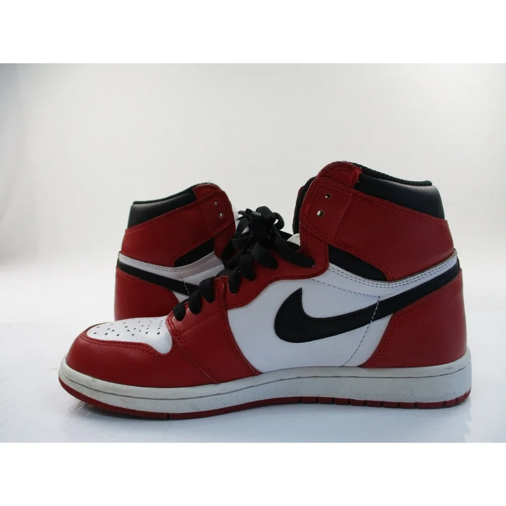 Nike Air Jordan 1 Retro High OG Mens 8.5 Red White Chicago 555088-101 Classic